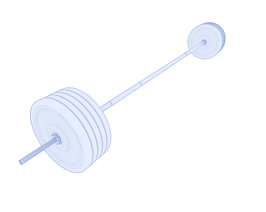 kırpma yolu ile siyah arkaplan üzerinde halter simgesi