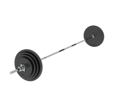 Dambıl beyaz arka planda izole edildi. 3d illüstrasyon