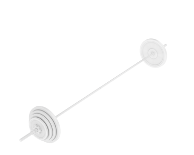 Siyah arka planı olan beyaz bir balonun 3 boyutlu görüntüsü.