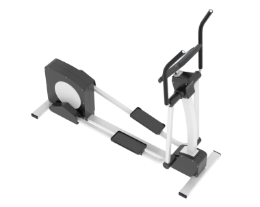 Beyaz arka plan üzerinde izole jimnastik salonu makine