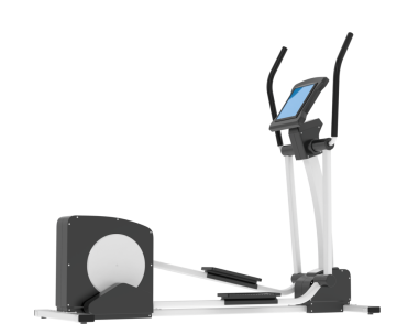 Modern jimnastik makinesi. Spor aletleri. vektör illüstrasyonu