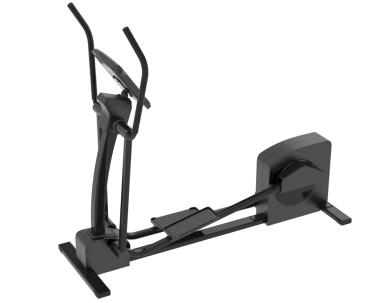 Beyaz arkaplanda izole edilmiş bir fitness motorunun 3 boyutlu görüntüsü