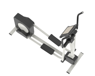 fitness makinesi beyaz arkaplanda izole edildi