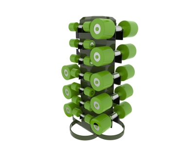 Yeşil enerjili yeşil pil 3D görüntüleme