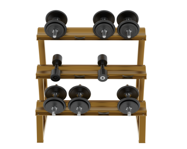 dambıl beyaz arka planda izole edilmiş, spor ekipmanları