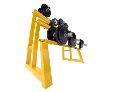 Sarı turna beyaz üzerine izole edilmiş. 3d oluşturma