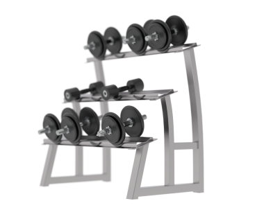 Beyaz arka planda izole halterli spor zili..