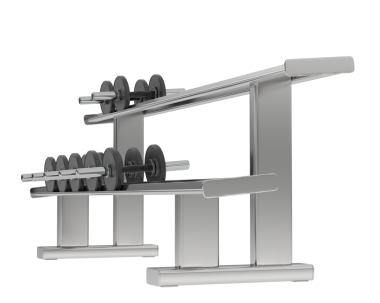 Beyaz arkaplanı olan metal çubuk