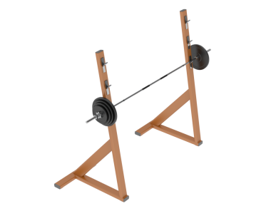 Bir spor makinesinin 3 boyutlu resmi