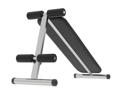 Beyaz arka planda izole edilmiş spor makinesi. 3d illüstrasyon