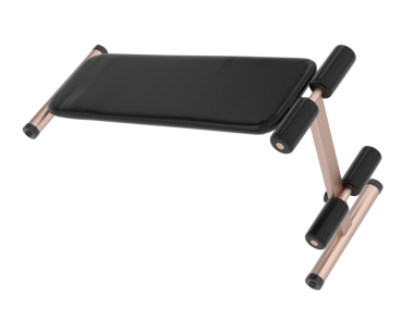 Karanlık bir sırt üzerinde izole edilmiş modern bir yatağın 3 boyutlu görüntüsü.