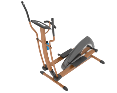 Beyaz arka plan üzerinde izole jimnastik salonu makine