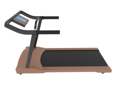 Beyaz arkaplanda dizüstü bilgisayarı olan modern ofis masası.