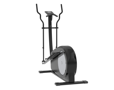 Beyaz arka planda halterli fitness makinesi. 3d oluşturma