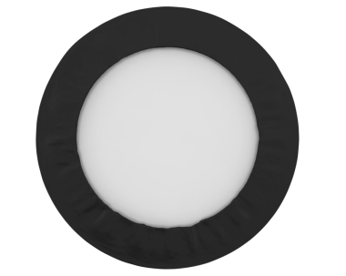 izole edilmiş boş plastik tabak