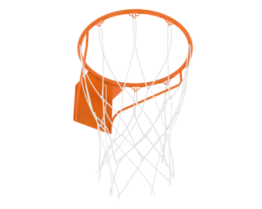 İzole edilmiş beyaz arka planda gerçekçi bir basketbol topu. vektör illüstrasyonu