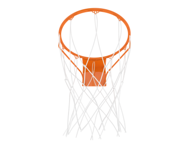 Basketbol potası simgesi, basit stil