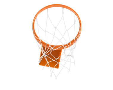 Bir basketbol topunun vektör çizimi