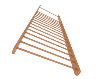 beyaz arkaplanda merdiven