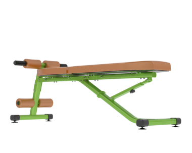 Beyaz arka planda bir spor makinesinin 3 boyutlu canlandırması