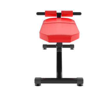 Kırmızı spor salonu zili izole. Spor aletleri. vektör illüstrasyonu