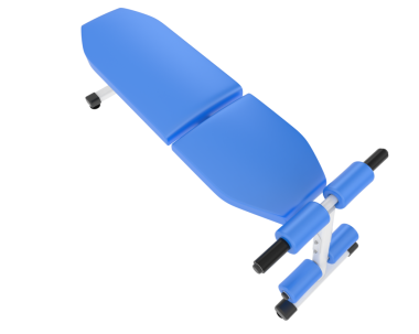 Mavi bir uçağın 3 boyutlu resmi