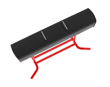 siyah boya silindiri simgesi, düz stil