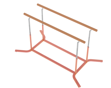 Demiryolu hattının 3D çizimi