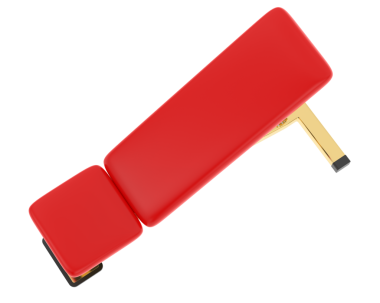 3 boyutlu kırmızı boya izole edildi.