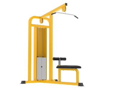 Beyaz arka plan üzerinde izole jimnastik salonu makine