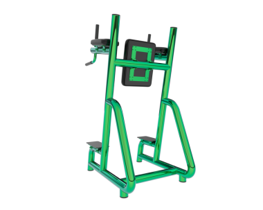 Beyaz arka plan üzerinde izole jimnastik salonu makine