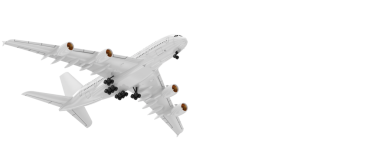 Beyaz arkaplanda izole edilmiş uçak