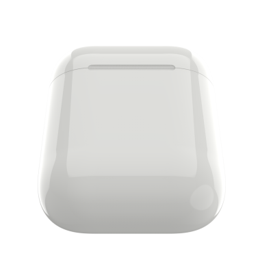 Beyaz arka plan üzerinde izole boş beyaz düğme