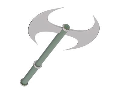 karikatür karalama metal balta