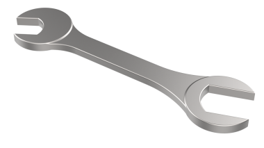 Beyaz arkaplanda vektör anahtarı simgesi