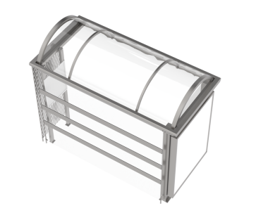 Yiyecek için beyaz plastik kutu