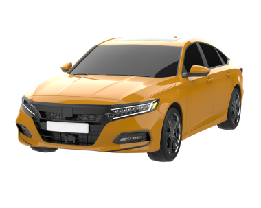 Beyaz arka planda 3 boyutlu araba görüntüleme kavramı