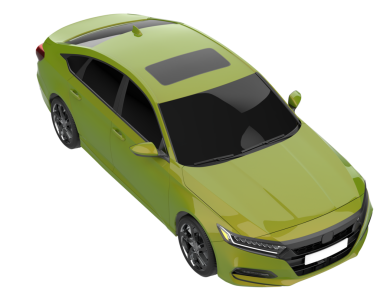 arkaplanda izole edilmiş araba vektör çizimi