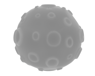 Beyaz arkaplanda 3 boyutlu izole edilmiş küre, 3 boyutlu görüntüleme.