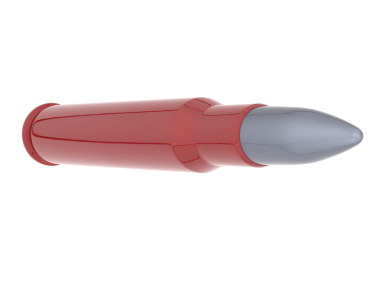 Kırmızı ve beyaz rujun vektör çizimi