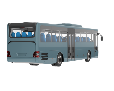 Mavi otobüslü otobüs