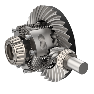 Otomatik bir otomobil motorunun 3 boyutlu görüntüsü