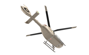 Beyaz arkaplanda İHA