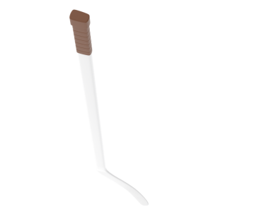 Dondurma beyaz arka planda izole edilmiş.