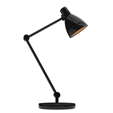 modern ofis lambası siyah arkaplanda izole