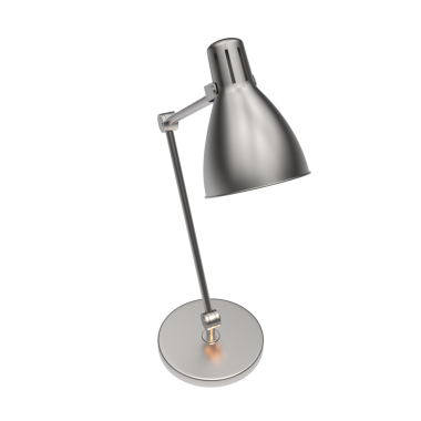 Beyaz arkaplanda modern lamba izole