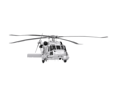 3D askeri helikopter tasviri