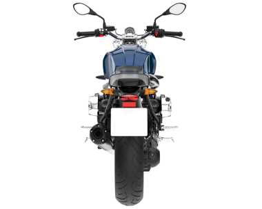 Motosiklet beyaz arka planda izole edilmiş. 3d illüstrasyon.