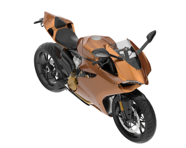 Bir bisikletin 3 boyutlu görüntülemesi