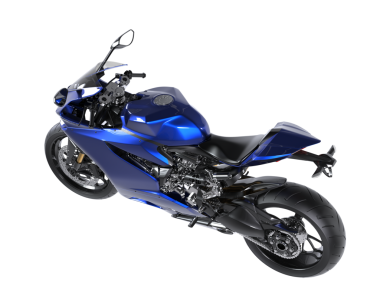 Siyah arka planda modern motosiklet